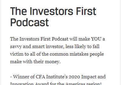 CFA Society of Orlando - Investors First Podcast with Michael Falk, CFA & Chris Cannon, CFA: 6 Deadly Sins of Investing